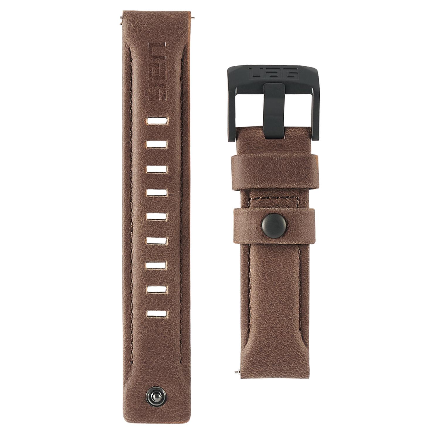 Leather Watch Strap Samsung Galaxy Watch Active/42mm Brown