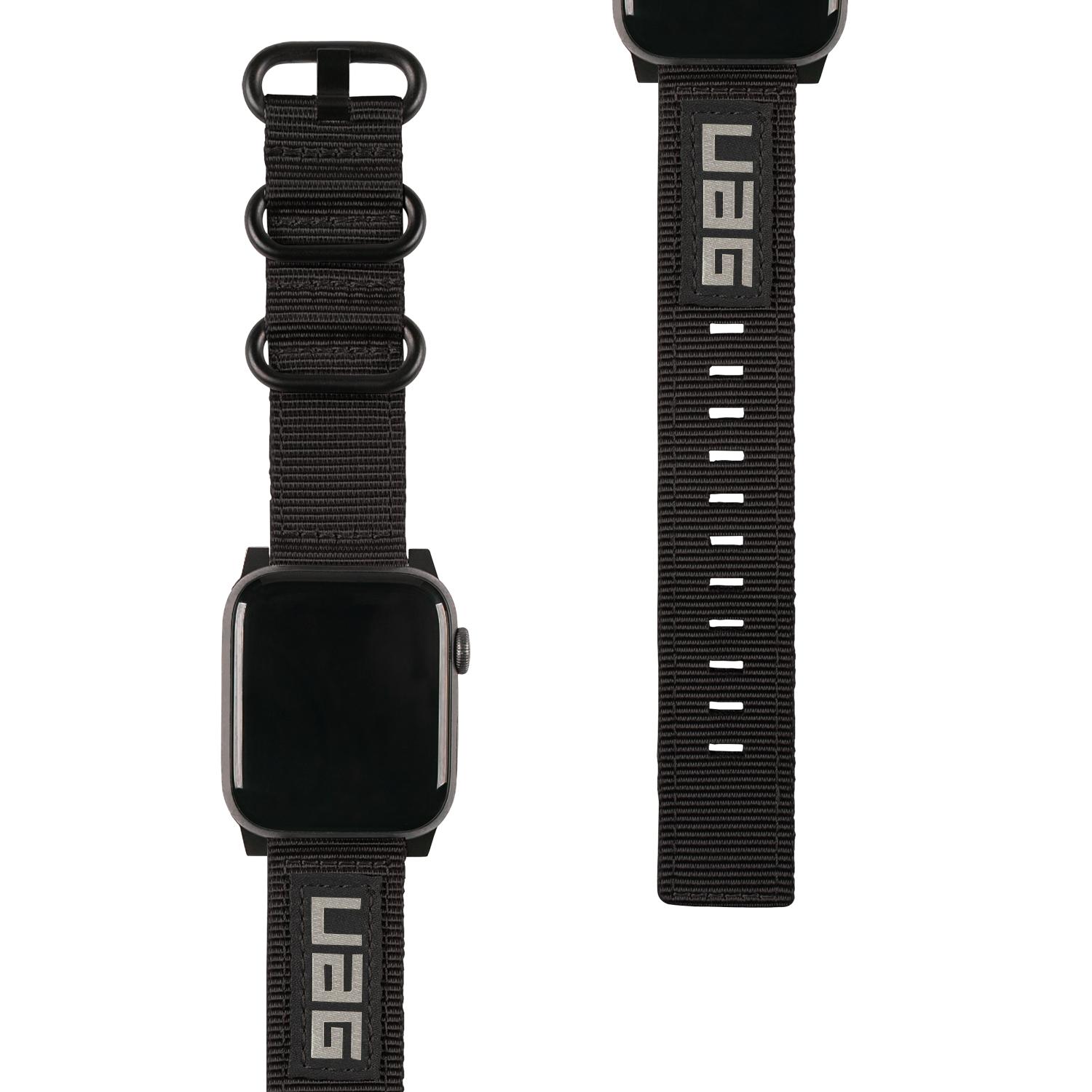 Nato Eco Strap Apple Watch 45mm Series 8 Black