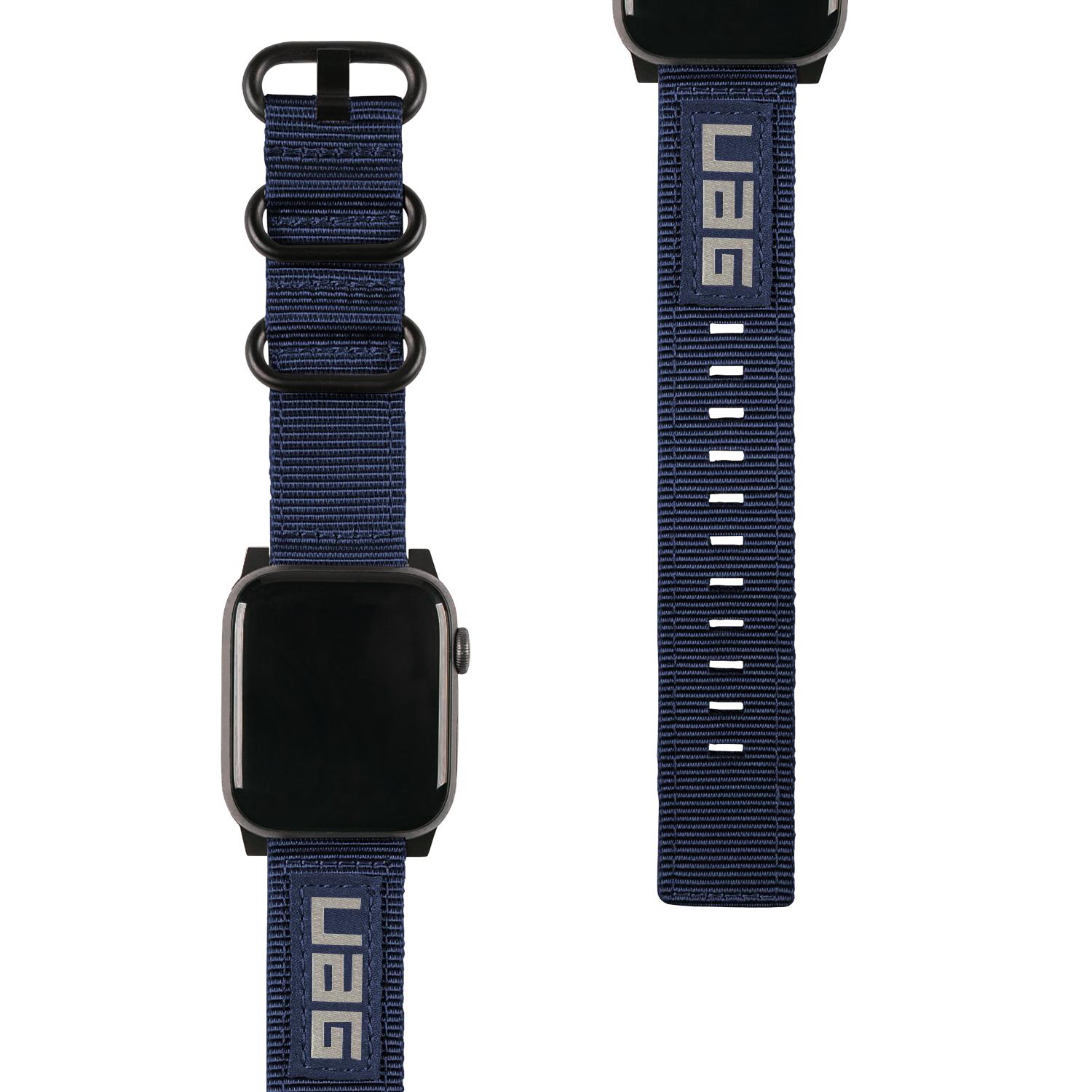 Nato Eco Strap Apple Watch 45mm Series 8 Blau