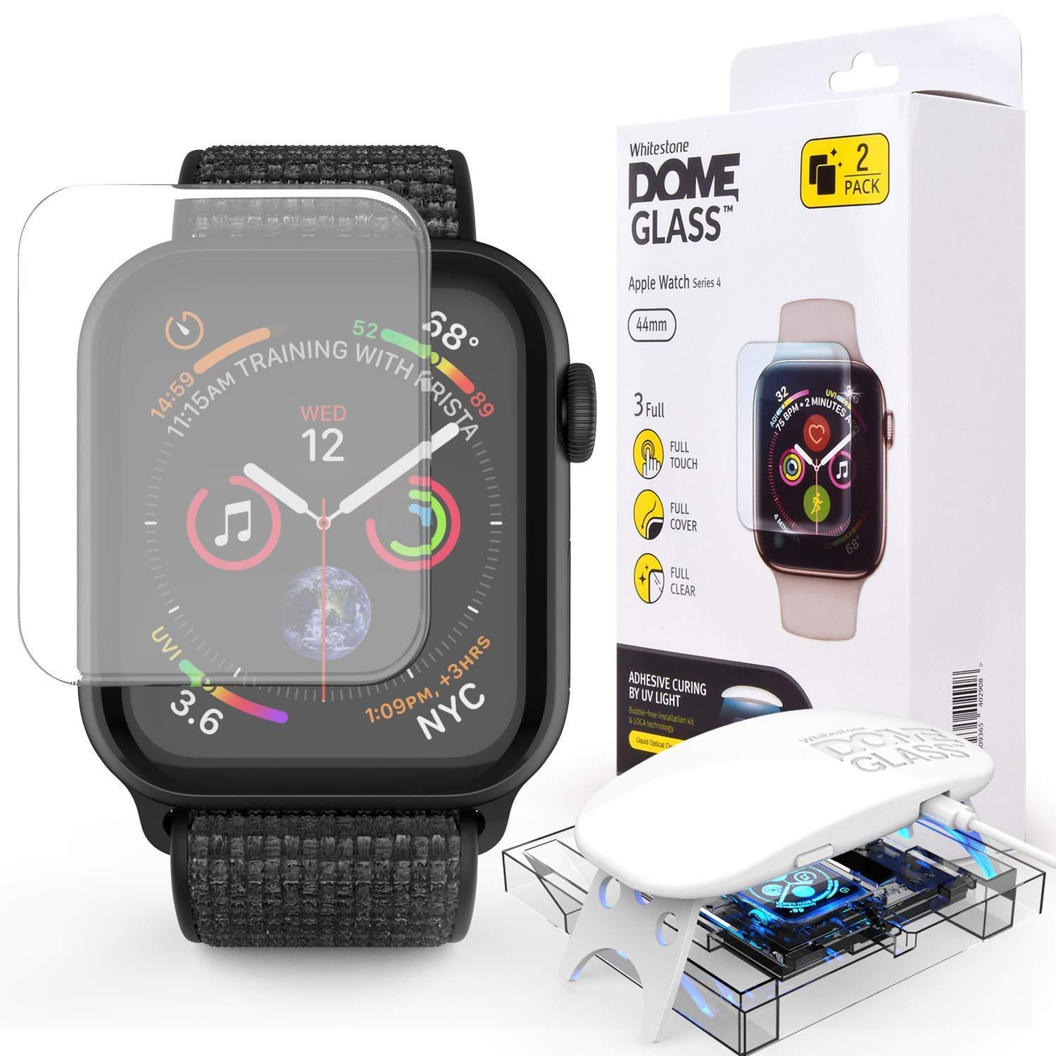 Dome Glass Screen Protector (2 Stück) Apple Watch 44 mm