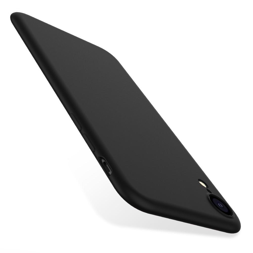 Liquid Silicone Case iPhone Xr Black