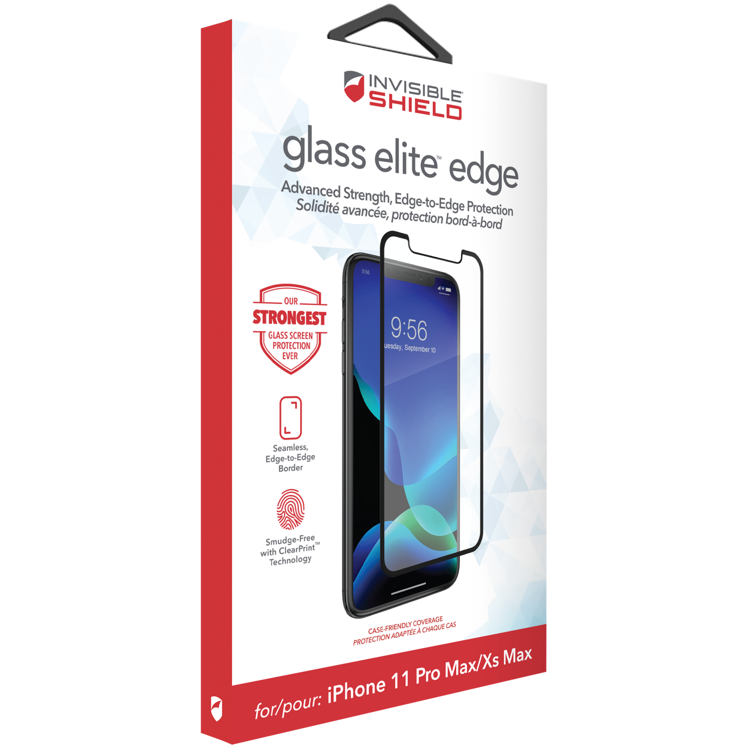 InvisibleShield Glass Elite Edge iPhone 11 Pro Max/XS Max Schwarz