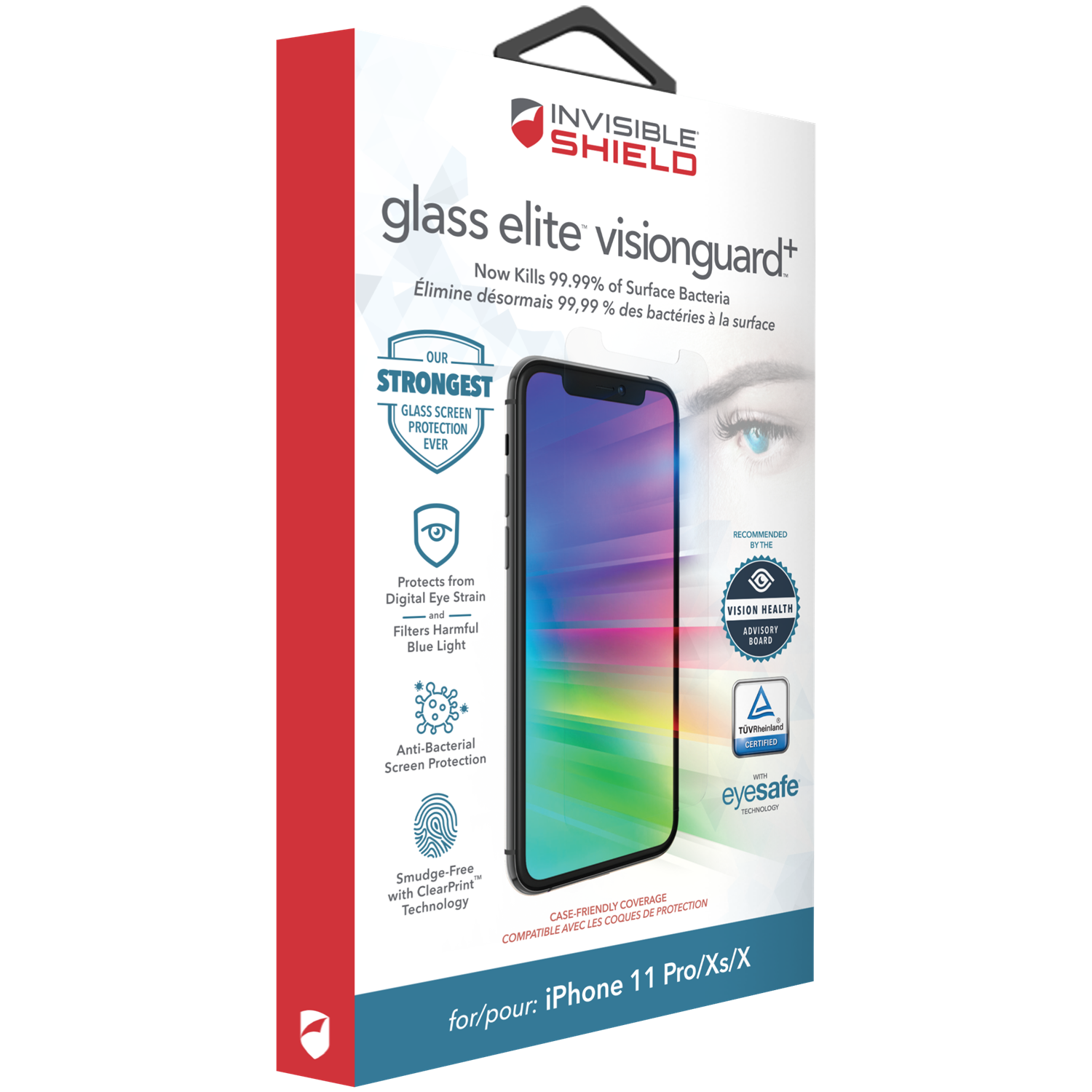 InvisibleShield Glass Elite Visionguard+ iPhone X/XS