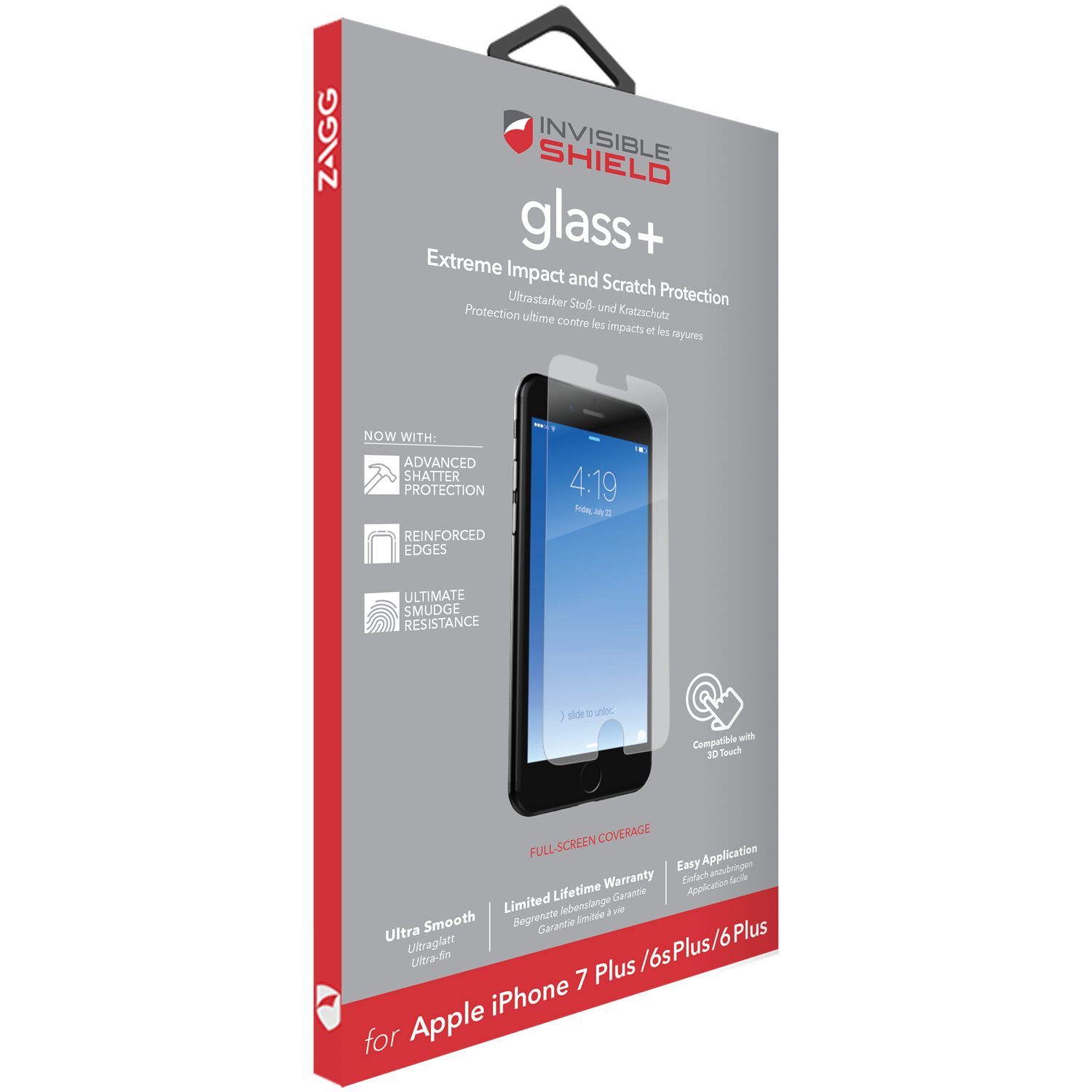 InvisibleShield Glass Plus iPhone 7 Plus/8 Plus