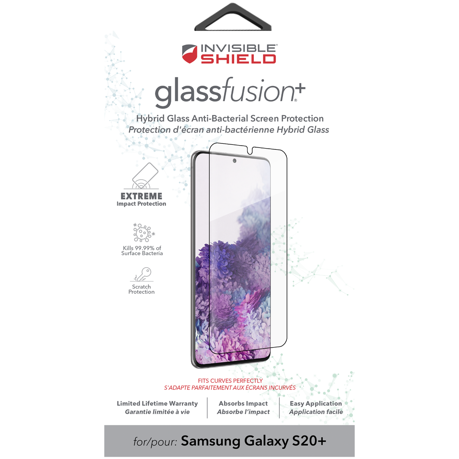 InvisibleShield GlassFusion+ Samsung Galaxy S20 Plus Schwarz